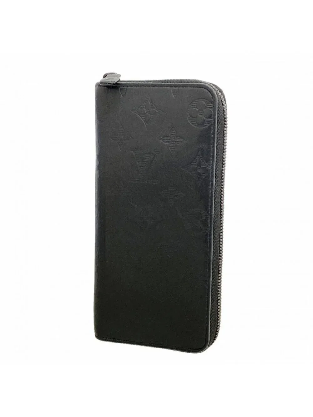 Louis Vuitton Wallet Monogram Shadow Zippy Vertical Black